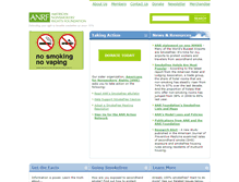 Tablet Screenshot of anr.no-smoke.org